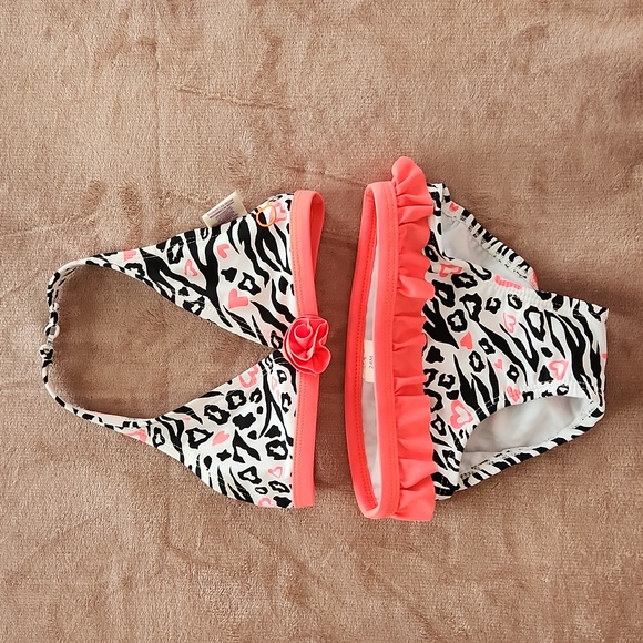 Lot of 2 Peice bathing suits baby 24 mo - Picture 8 of 9